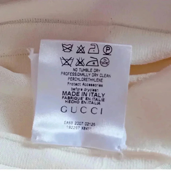 GUCCI SZ S IVORY Classy Elegant Mini Dress - Picture 9 of 9